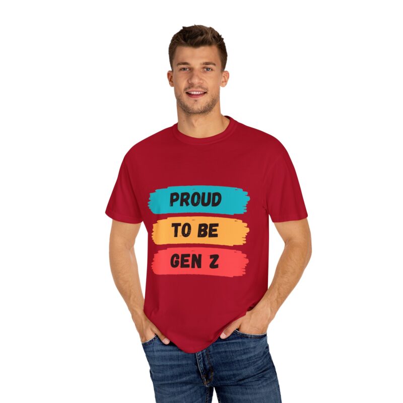 Proud Gen Z Unisex Garment-Dyed T-shirt - Image 16
